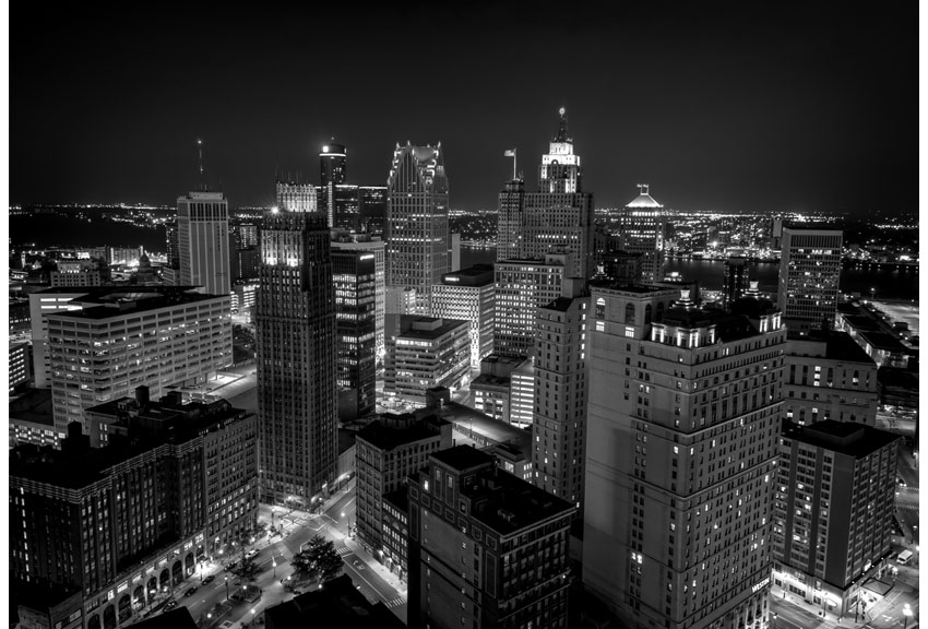 Jon DeBoer, Royal Oak, MI. Capitol Park and The Financial District, 2014.